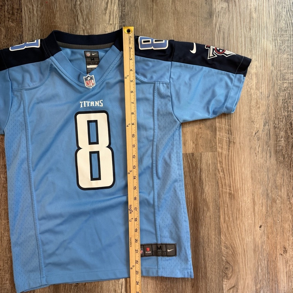 Nike On Field Tennessee Titans Marcus Mariota Youth Medium Football Jersey - Picture 4 of 6